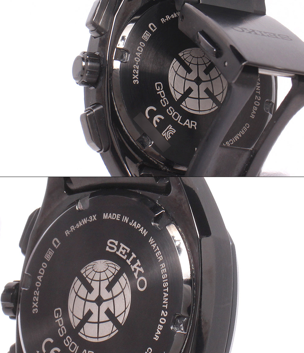 SEIKO 腕時計 アストロン ASTRON GPSソーラー ブラック 3X22-0AD0 メンズ セイコー