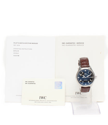 IWC SCHAFFHAUSEN 腕時計 パイロットウォッチ ミッドサイズ 自動巻き ブラック IW325604 メンズ アイダブリューシー シャフハウゼン