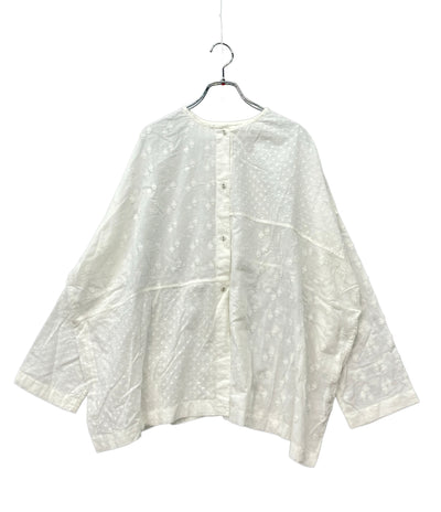 kagure 長袖シャツ ブラウス ジャガード パッチワーク 25SS セレクトショップ GAA5-23S014 レディース SIZE Free (M) かぐれ