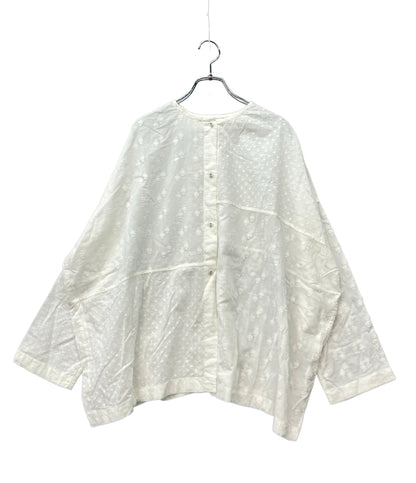 kagure 長袖シャツ ブラウス ジャガード パッチワーク 25SS セレクトショップ GAA5-23S014 レディース SIZE Free (M) かぐれ