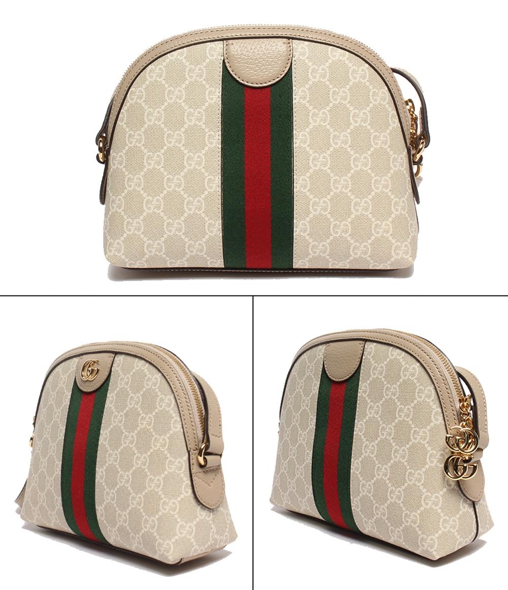 美品 GUCCI ショルダーバッグ 斜め掛け オフディア GGスプリーム 499621 486628 レディース グッチ