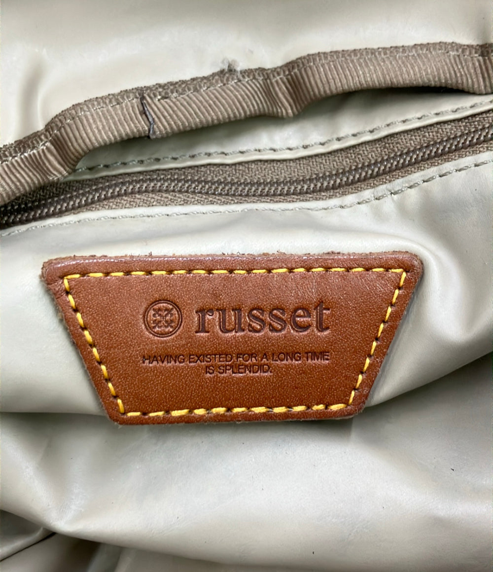 russet ハンドバッグ ショルダーバッグ 2WAY 斜め掛け 折り畳み レディース ラシット