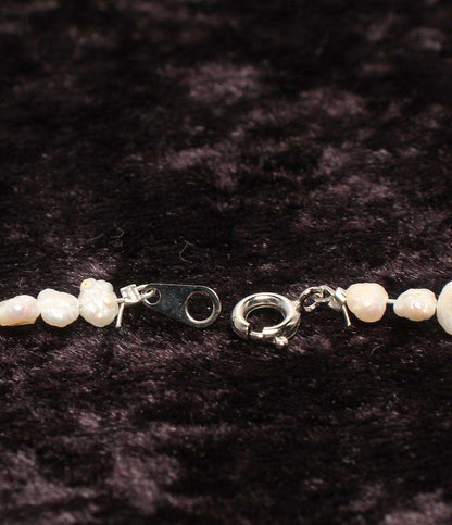 ロングネックレス 淡水パール レディース