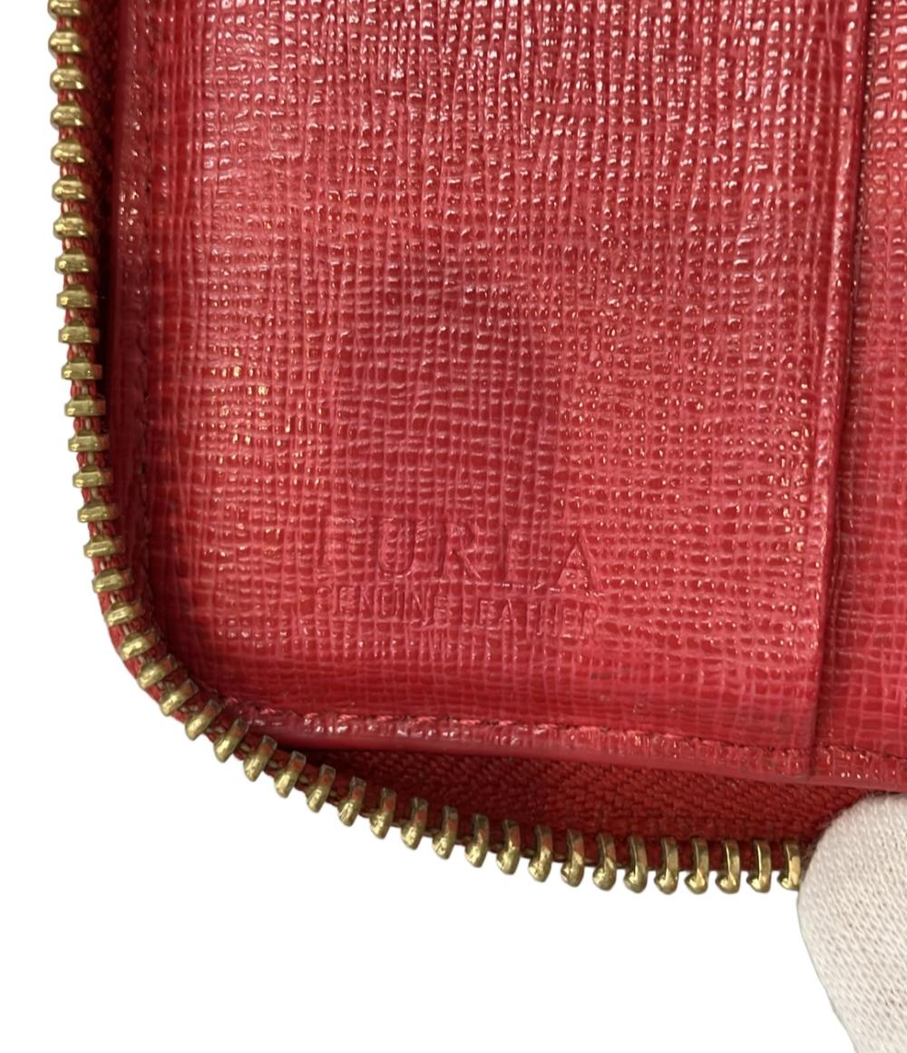 美品 フルラ 二つ折りラウンドファスナー財布 レディース Furla