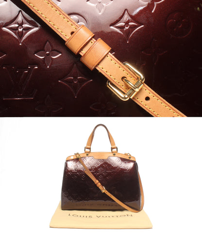 LOUIS VUITTON 2way ハンドバッグ ショルダーバッグ 肩掛け アマラント ヴェルニ M91619 レディース ルイ・ヴィトン