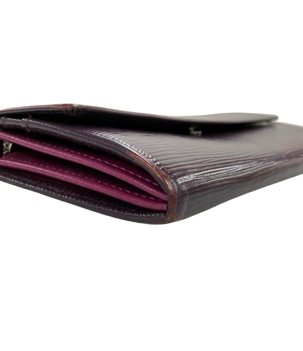 LOUIS VUITTON 長財布 レザー エピ ポルトフォイユ サラ M6374K