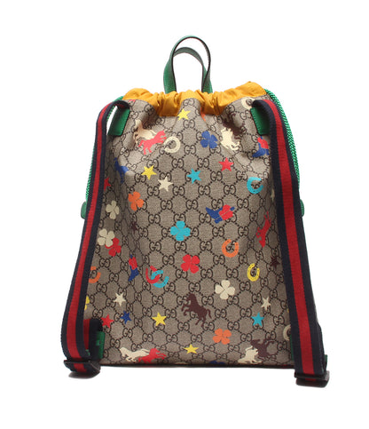 美品 GUCCI リュック ナップザック チルドレンズ GGスプリーム 550775 622011 レディース グッチ