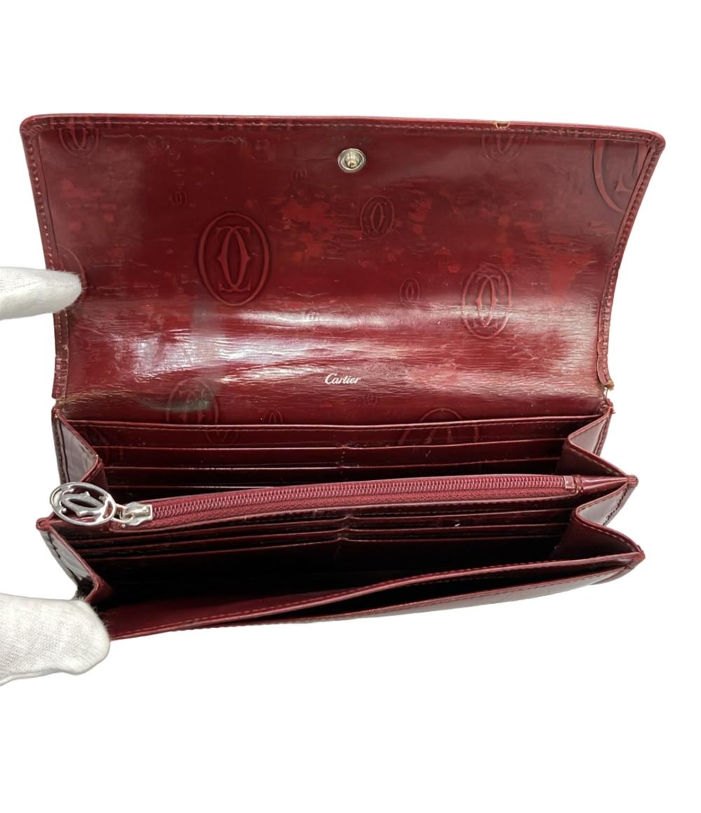 Cartier 長財布 エナメル ハッピーバースデー L3001281 レディース