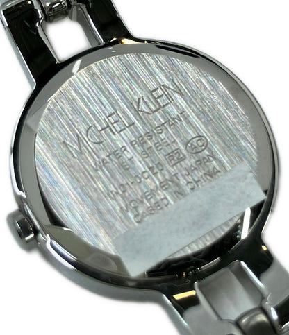 美品 MICHEL KLEIN 腕時計 クオーツ ホワイト 1N01-0CZ0 レディース ミッシェルクラン