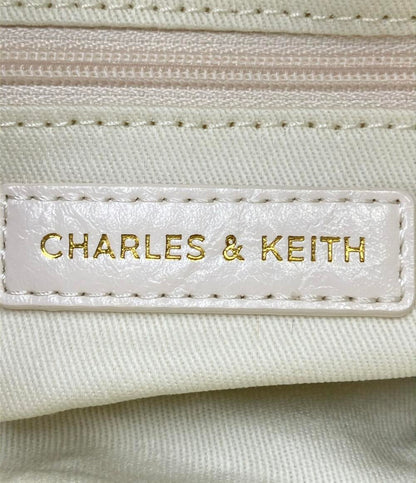 美品 チャールズアンドキース 2WAY ハンドバッグ ショルダーバッグ 斜め掛け レディース CHARLES & KEITH