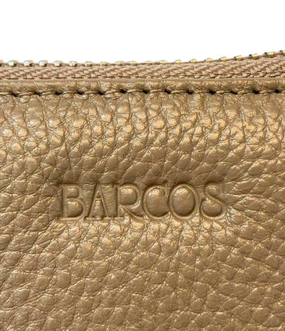 美品 バルコス ラウンドファスナー長財布 レディース BARCOS