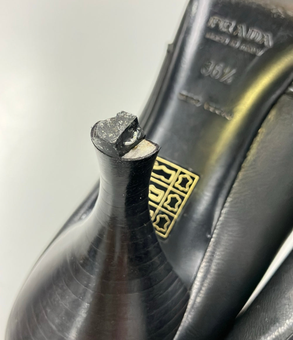訳あり PRADA ポインテッドトゥパンプス レディース SIZE 36 1/2 (23.5cm) プラダ