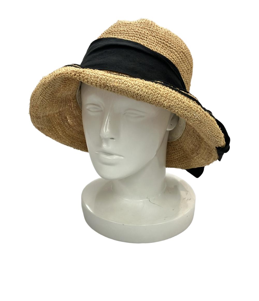 カシラ ストローハット 麦わら帽子 レディース CA4LA