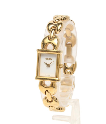 グッチ 腕時計 クオーツ ホワイト 1800L レディース GUCCI