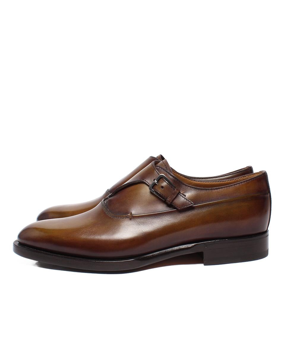 美品 Berluti シングルモンクストラップシューズ ビジネスシューズ
