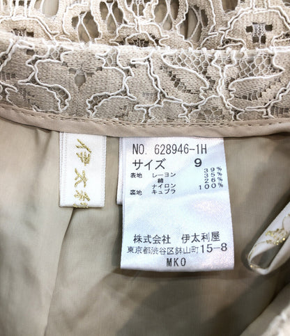 美品 レースフレアワイドパンツ     628946-1H レディース SIZE 9 (M) 伊太利屋