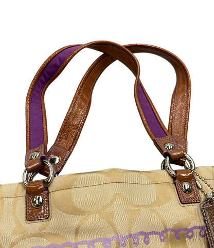 COACH トートバッグ 肩掛け ポピー シグネチャー 14922 レディース コーチ