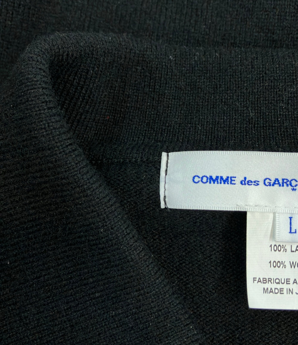 COMME des GARCONS SHIRT 長袖ニットポロシャツ メンズ SIZE L コムデギャルソンシャツ