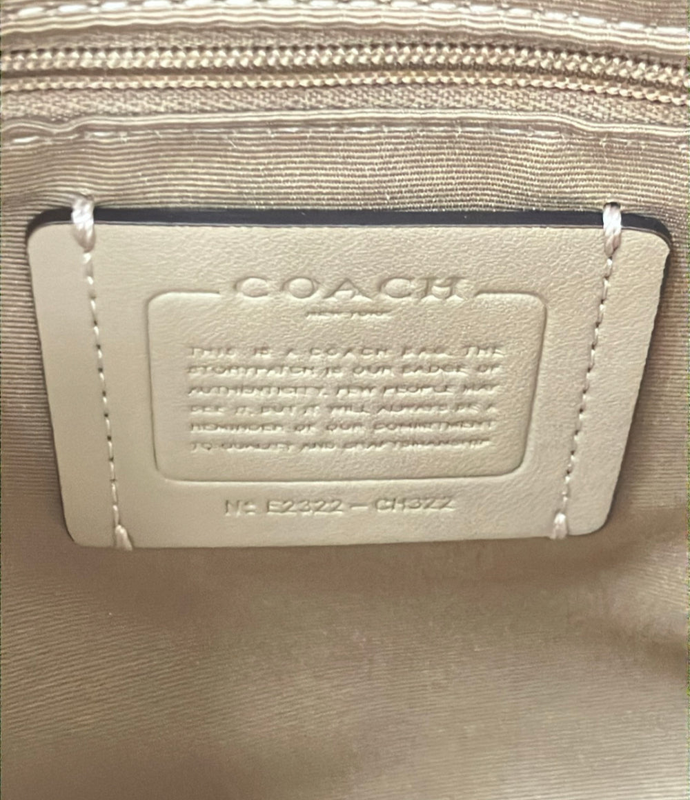美品 COACH 2way ハンドバッグ ショルダーバッグ 斜め掛け ローアン サッチェル ch322 レディース コーチ
