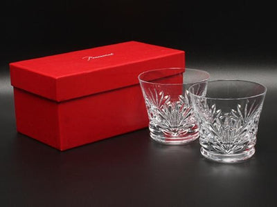 美品 Baccarat イヤータンブラー ロックグラス 2点セット ペア 2024 ルテシア バカラ