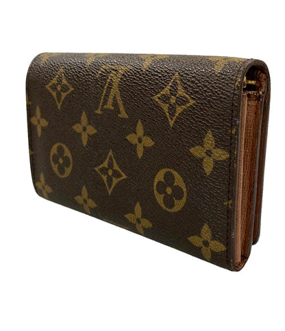 ルイヴィトン 二つ折り財布 ポルトモネ ビエ トレゾール モノグラム M61730 レディース LOUIS VUITTON