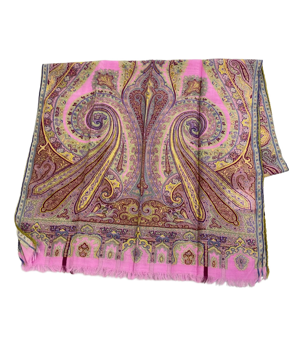 美品 ETRO ストール ウール レディース メンズ エトロ