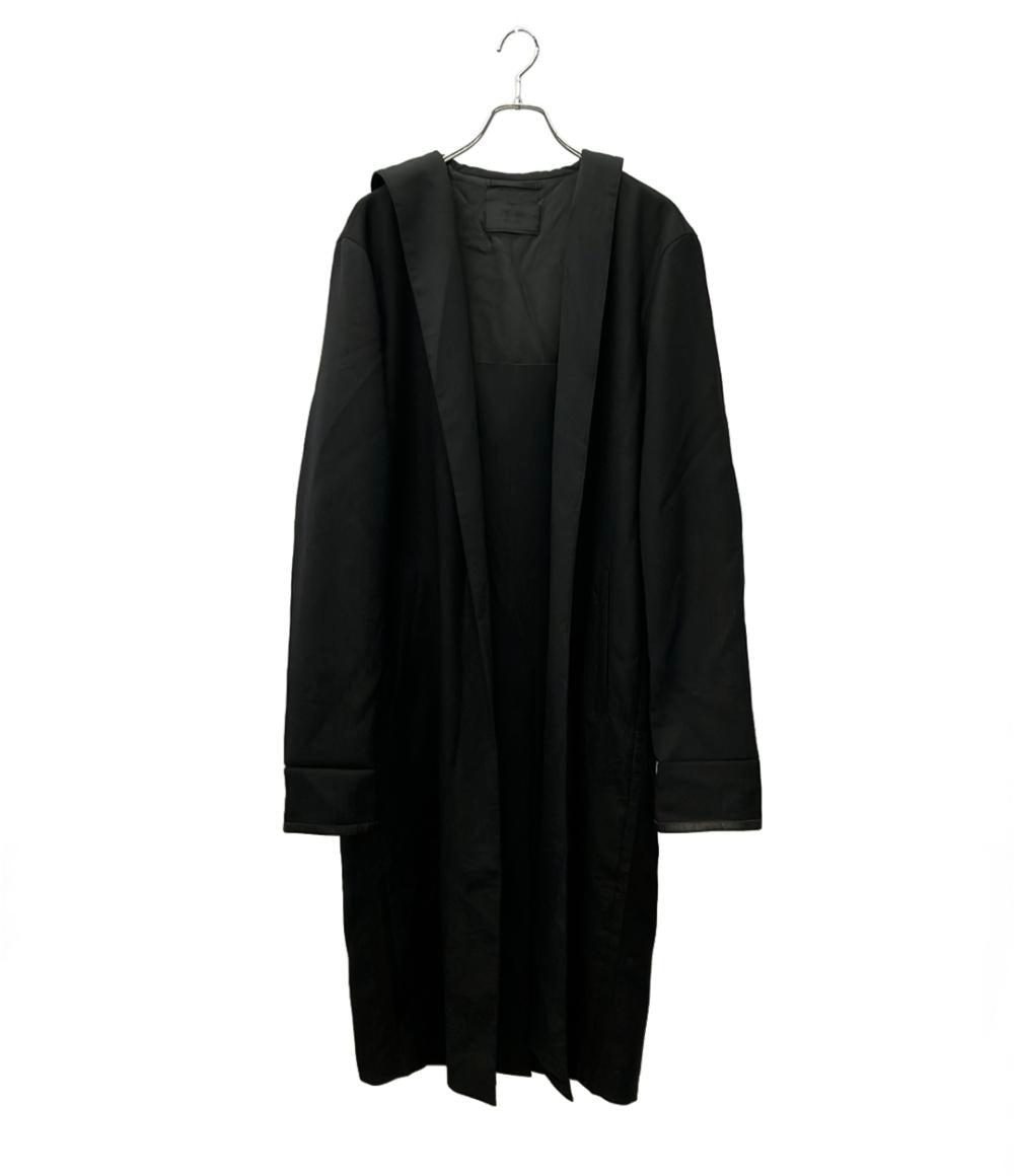 PRADA ブラック ロングコート 46R PRADA ロングコート フード メンズ SIZE 48 (L) プラダ – Rehello by