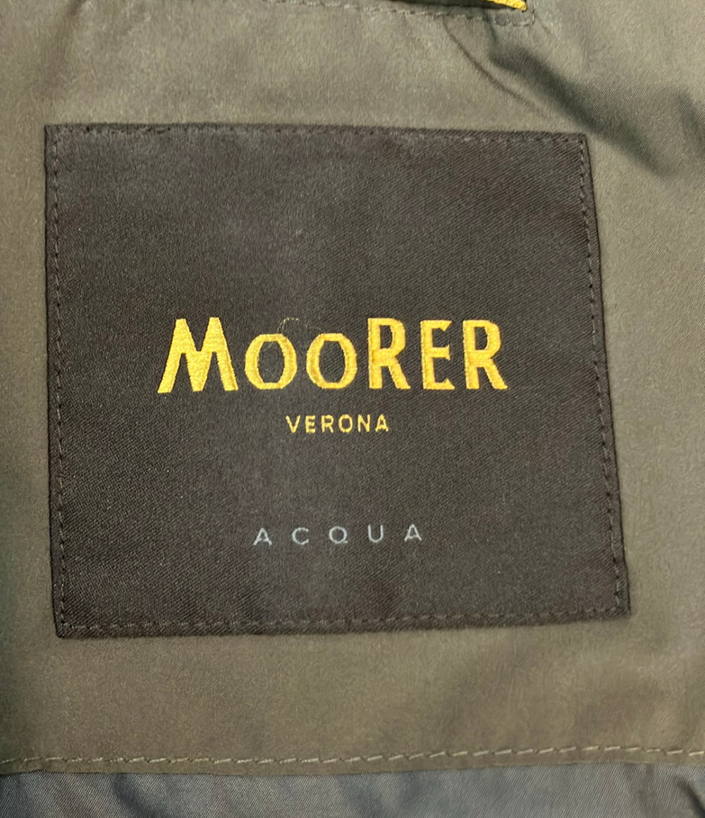 MOORER ブルゾン ボンバージャケット ダブルジップ フード収納 STAZIO-SKT メンズ SIZE 50 (L) ムーレー