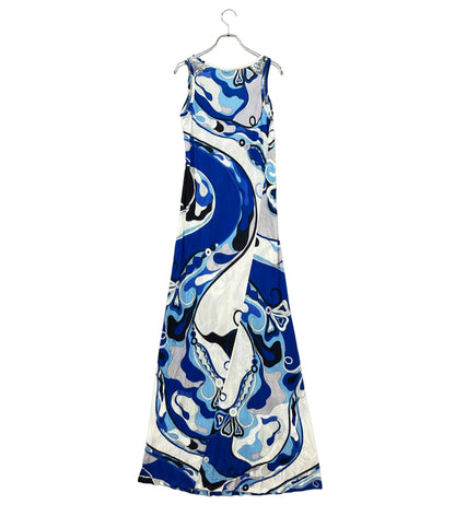 訳あり Emilio Pucci 総柄ロングワンピース 11RL20-11727 レディース SIZE 38 (S) エミリオ・プッチ