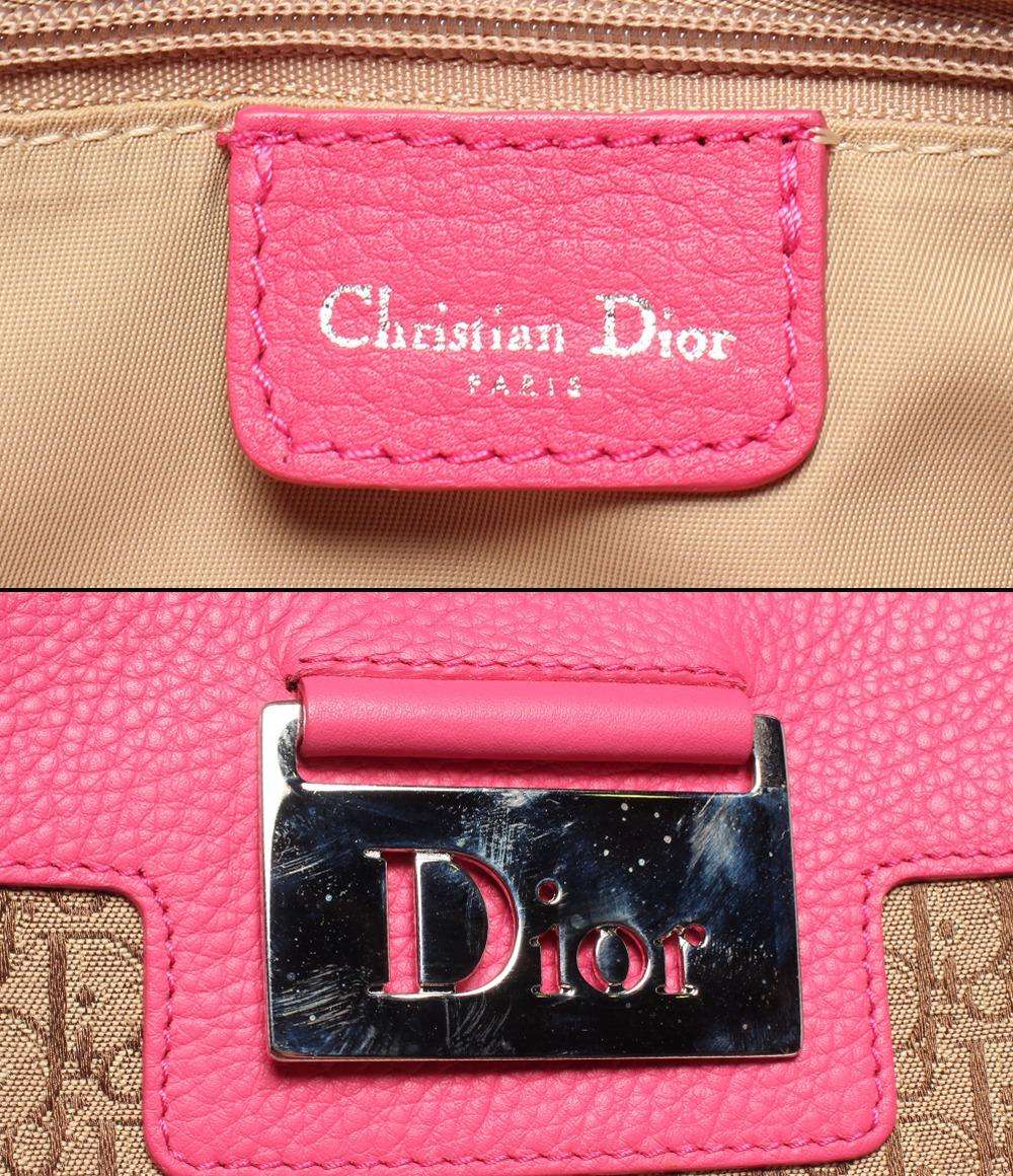 美品 クリスチャンディオール ハンドバッグ ミニボストンバッグ トロッター レディース Christian Dior