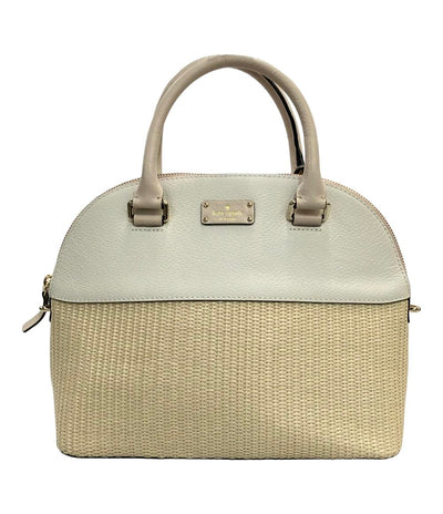 Kate Spade ハンドバッグ ショルダーバッグ 2WAY  レザー ストロー WKRU5476 レディース ケイトスペード
