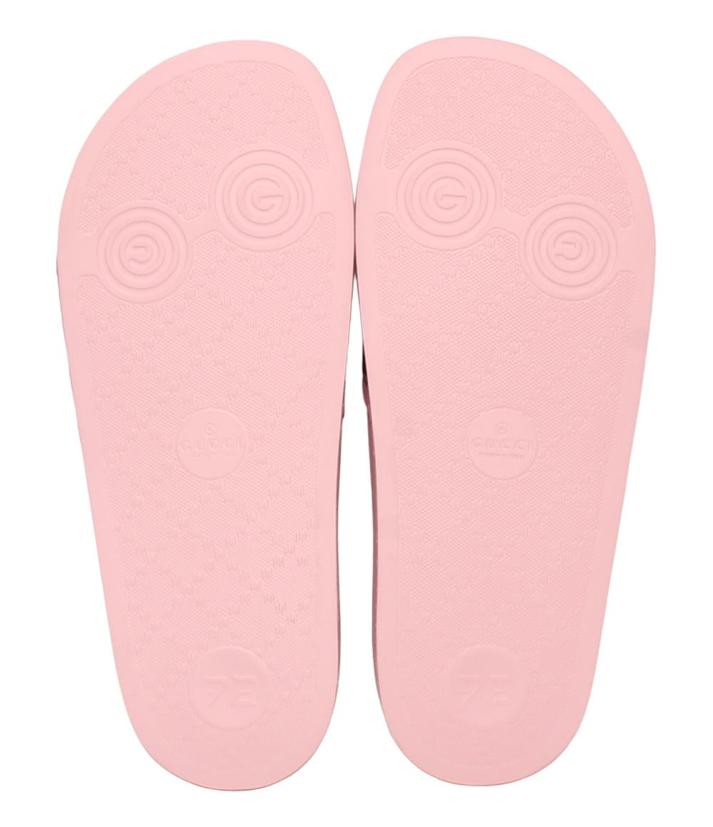 美品 グッチ スライドサンダル ピンク サイケデリック レディース SIZE 37 (L) GUCCI