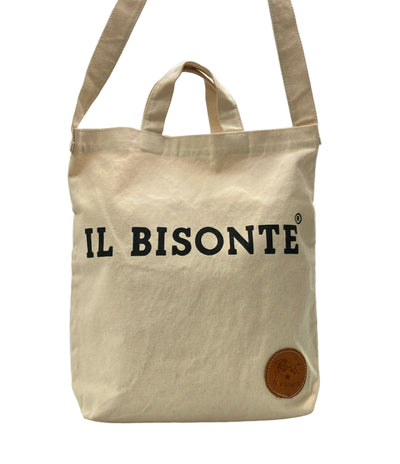 IL BISONTE 2way トートバッグ ショルダーバッグ 肩掛け ロゴ メンズ レディース イルビゾンテ