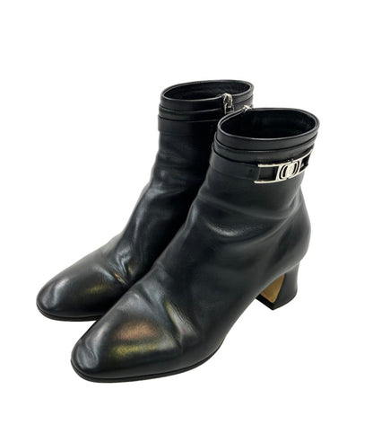 Salvatore Ferragamo ショートブーツ レディース SIZE 8 1/2 (26cm) サルヴァトーレフェラガモ