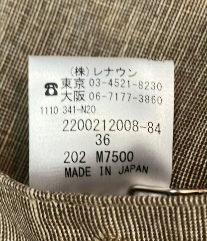 Aquascutum ジャケット ウールリネンサファリジャケット 2200212008-84 メンズ SIZE 36 (XS) アクアスキュータム