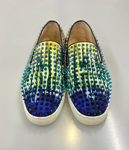 Christian Louboutin スリッポン スタッズ メンズ SIZE 43 1/2 (28.5cm) クリスチャンルブタン