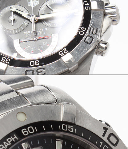 TAG HEUER 腕時計 アクアレーサー クロノグラフ グランドデイト クオーツ ブラック CAF101A.BA0821 メンズ タグホイヤー