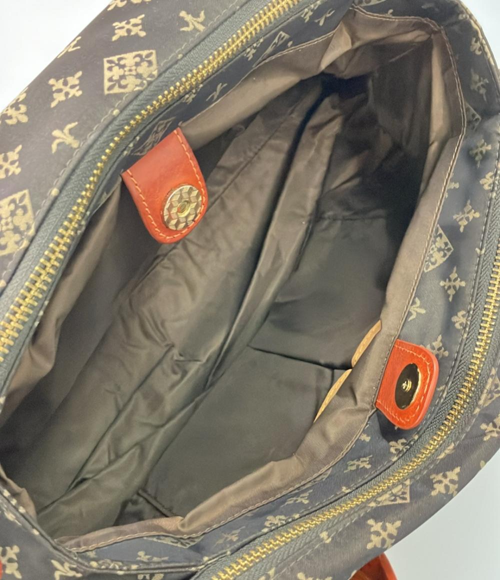 ラシット 総柄ナイロンハンドバッグ ショルダーバッグ 肩掛け レディース russet