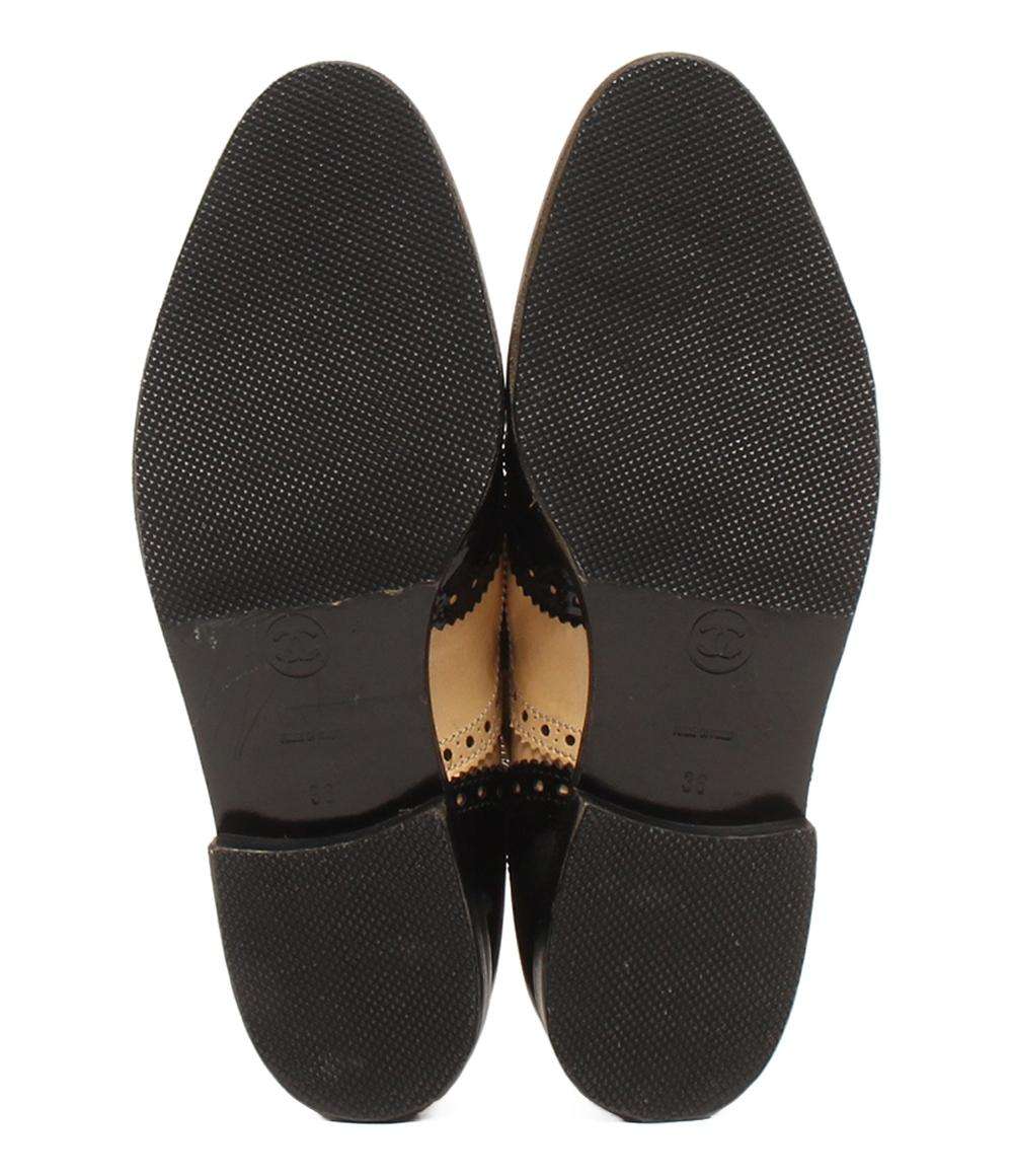 シャネル ドレスシューズ レースアップシューズ ウイングチップ レディース SIZE 36 (M) CHANEL