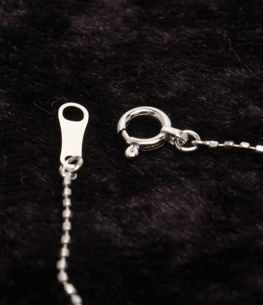 美品 ネックレス K18WG ダイヤ 0.70ct 雪モチーフ スノーモチーフ レディース