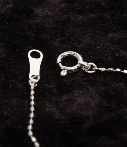 美品 ネックレス K18WG ダイヤ 0.70ct 雪モチーフ スノーモチーフ レディース