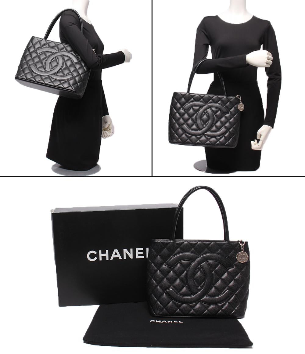 CHANEL トートバッグ ハンドバッグ 復刻トート キャビアスキン
