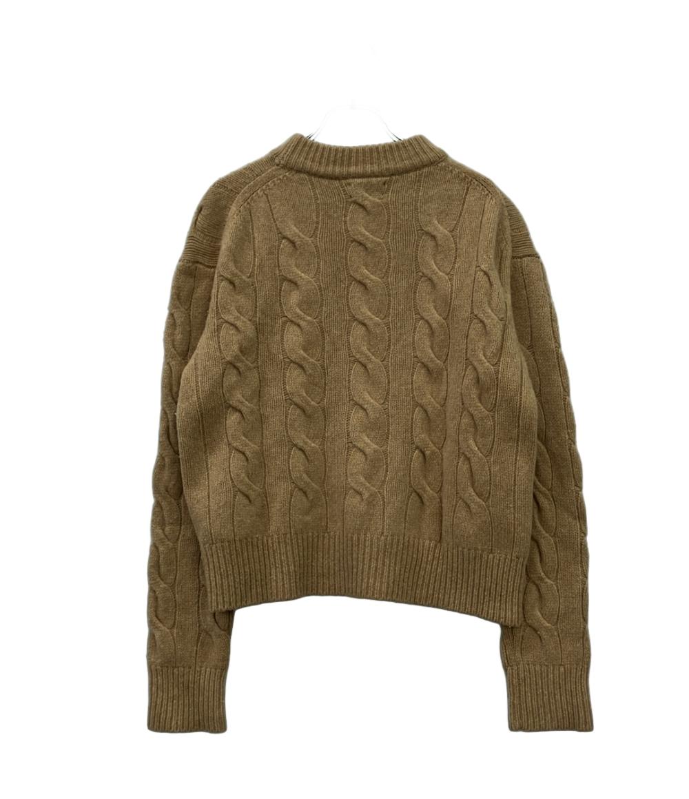 POLO RALPH LAUREN 長袖ニット ウール カシミヤ ケーブル ポニーロゴ