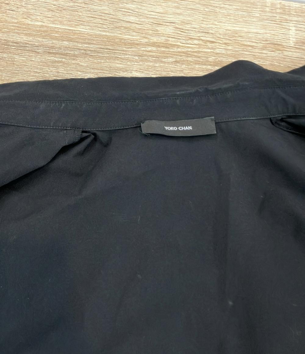 YOKO CHAN 半袖ブラウス ポリエステル100%  袖バルーン ベースフリル ラッフルトリムブラウス YCB-224-430 レディース SIZE F (M) ヨーコチャン