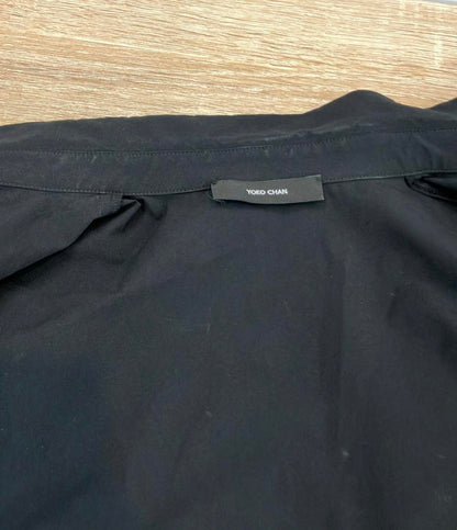 YOKO CHAN 半袖ブラウス ポリエステル100%  袖バルーン ベースフリル ラッフルトリムブラウス YCB-224-430 レディース SIZE F (M) ヨーコチャン