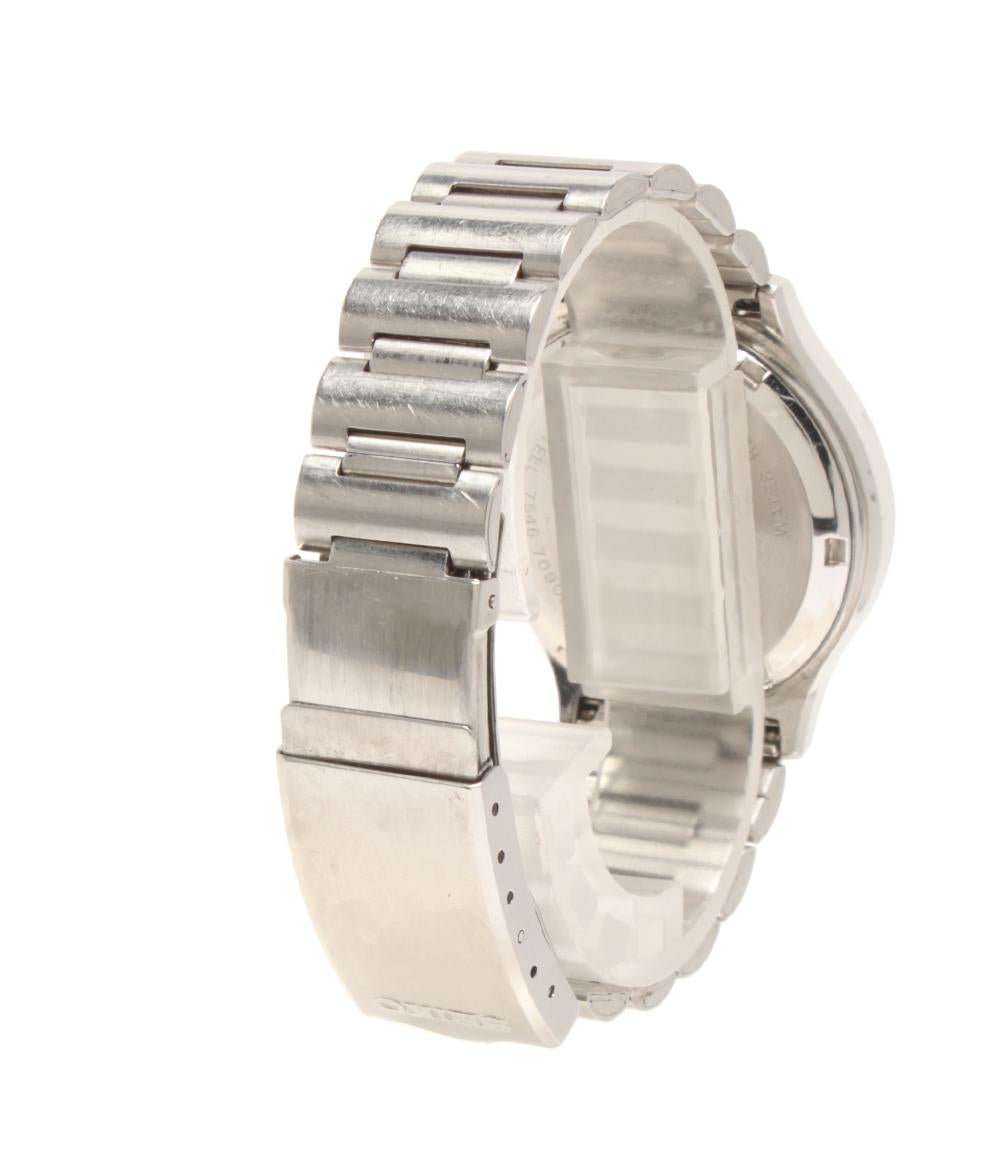 SEIKO 腕時計 タイプ2 TYPE II クオーツ シルバー 7546-7090 メンズ