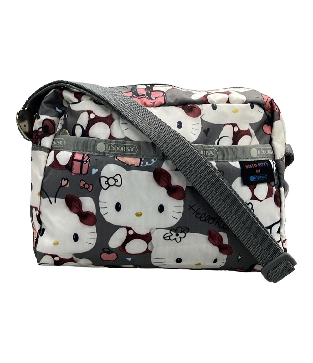 レスポートサック ハローキティ ショルダーバッグ 斜め掛け 総柄 レディース LeSportsac HELLO KITTY