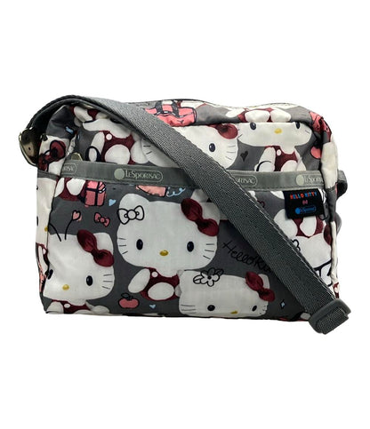 レスポートサック ハローキティ ショルダーバッグ 斜め掛け 総柄 レディース LeSportsac HELLO KITTY
