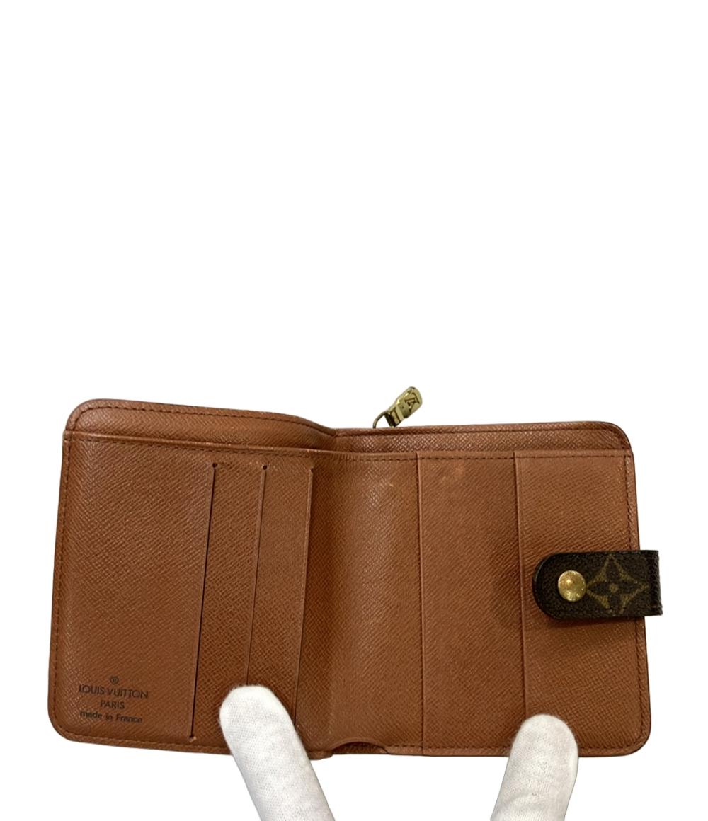 ルイ・ヴィトン 二つ折り財布 コンパクトジップ モノグラム M61667 レディース LOUIS VUITTON