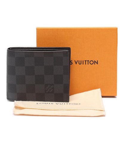 ルイヴィトン 二つ折り財布 ポルトフォイユ マルコ NM ダミエグラフィット N63336 メンズ Louis Vuitton
